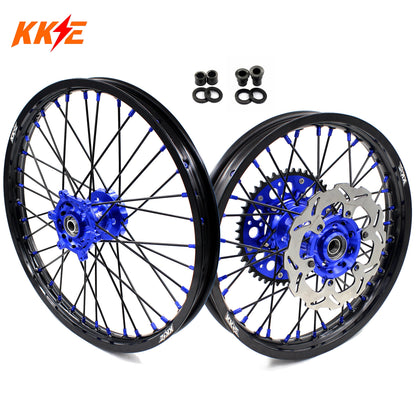 KKE 1.6*21 & 2.15*18 Enduro Spoked Wheels Set For SUZUKI DRZ400SM 2005-2024