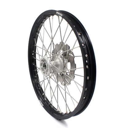 KKE 21 & 18 Casting MX Rims for Honda XR650R 2000-2008 240MM/240MM Disc Silver&Black