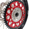 KKE 21 & 19 Casting MX Rims for Honda XR400R 96-04 XR600R 91-2000 240MM/220MM Disc Silver&Black