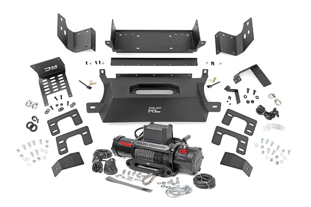 Hidden Winch Mount | 9500S | Ford Bronco 4WD (2021-2024) | 51058