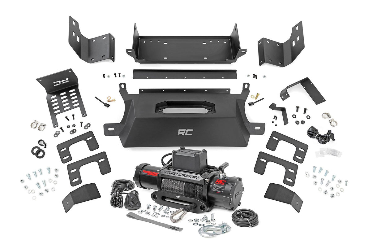 Hidden Winch Mount | 9500S | Ford Bronco 4WD (2021-2024) | 51058