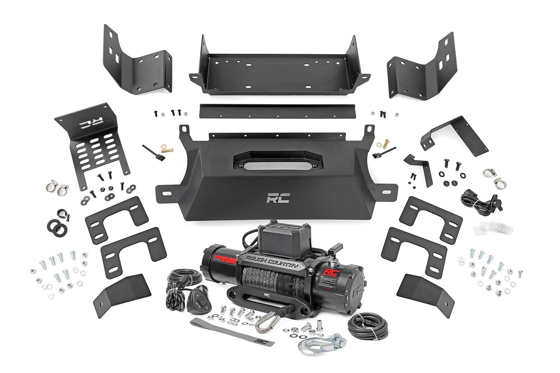 Hidden Winch Mount | 9500S | Ford Bronco 4WD (2021-2024) | 51058