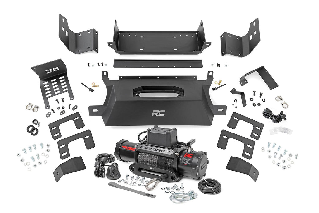 Hidden Winch Mount | 12000S | Ford Bronco 4WD (2021-2024) | 51059