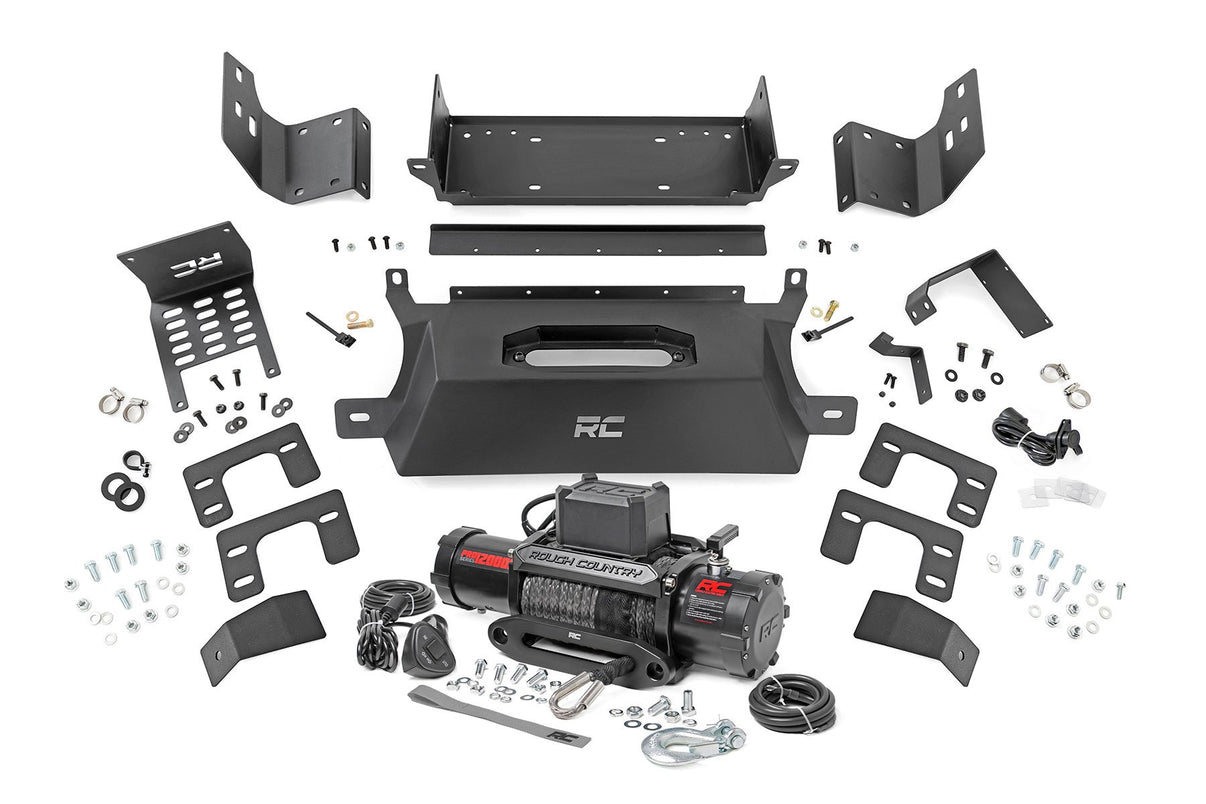 Hidden Winch Mount | 12000S | Ford Bronco 4WD (2021-2024) | 51059