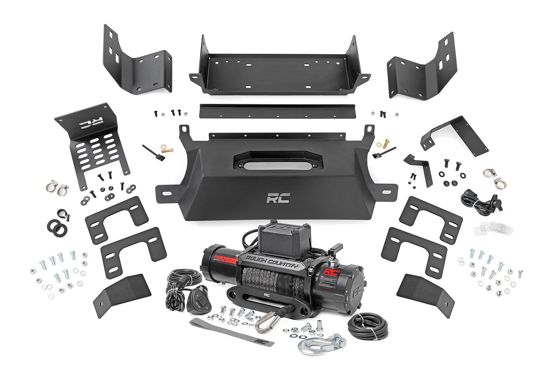 Hidden Winch Mount | 12000S | Ford Bronco 4WD (2021-2024) | 51059