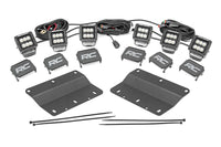 LED Light Kit | Fog Mount | Triple 2" Black Pair | Flood | Ford Bronco (21-25) | 51086