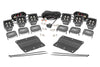 LED Light Kit | Fog Mount | Triple 2" Black Pair | Amber DRL | Ford Bronco (21-25) | 51088