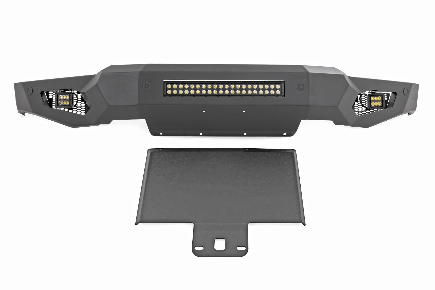 High Clearance Front Bumper | LED Lights & Skid Plate | Ford F-150 (21-25) | 10809A