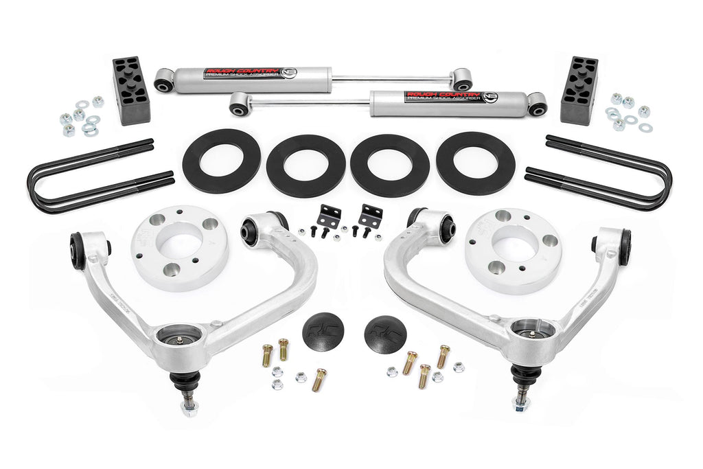 Rough Country | 3 Inch Lift Kit | Forged UCA | Ford F-150 2WD (2021-2026) | 41430_A