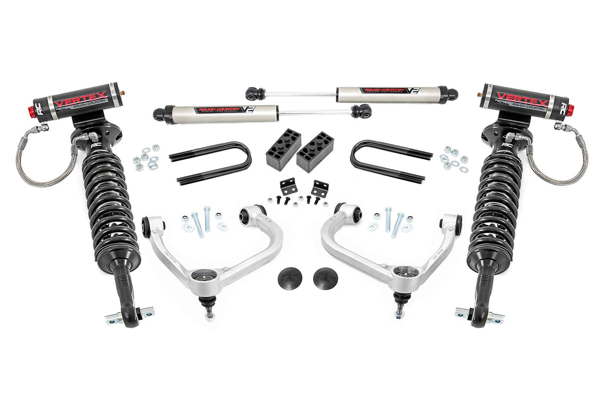 3 Inch Lift Kit | Fabbed UCA | Vertex/V2 | Ford F-150 4WD (2021-2025) | 41457