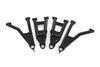 Rough Country | Black Aluminum Control Arms | 2" Forward Offset | Polaris Ranger XP 1000 | 93174BLK