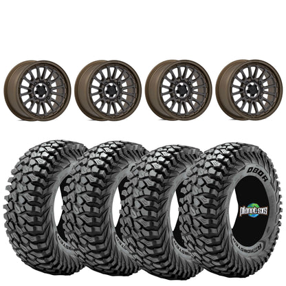 Valor Offroad V14 Root Beer on Journey Rock Poison tires | 5/4.5 Xpedition Ranger 1500XD RZR Pro R