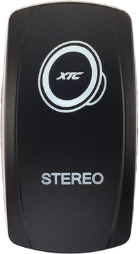 Dash Switch Rocker Face Stereo
