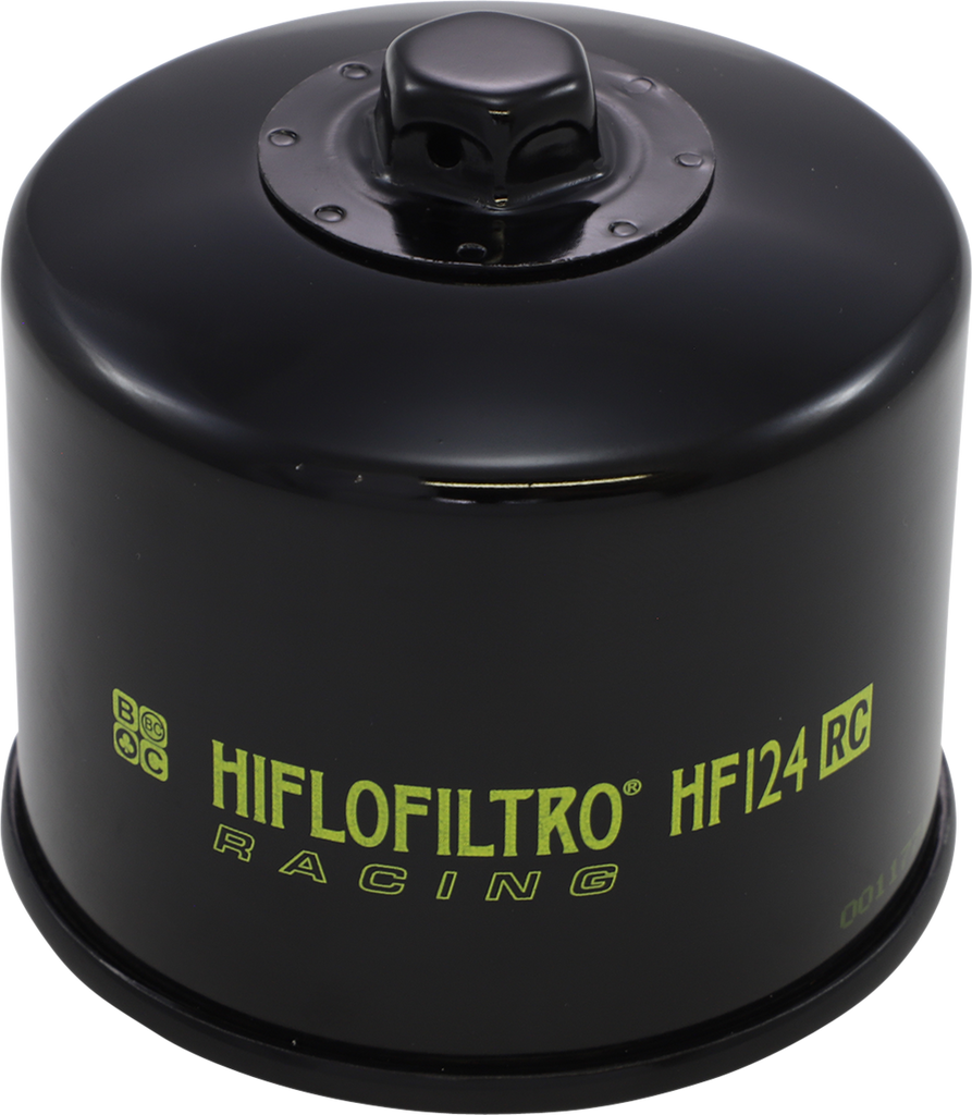 HIFLOFILTRO Racing Oil Filter - Black HF124RC