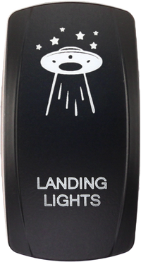 Dash Switch Rocker Face Landing Lights