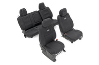 Seat Covers | FR & RR | Crew Cab | Nissan Frontier 2WD/4WD (2022-2025) | 91058