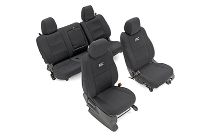Seat Covers | FR & RR | Crew Cab | Nissan Frontier 2WD/4WD (2022-2025) | 91058