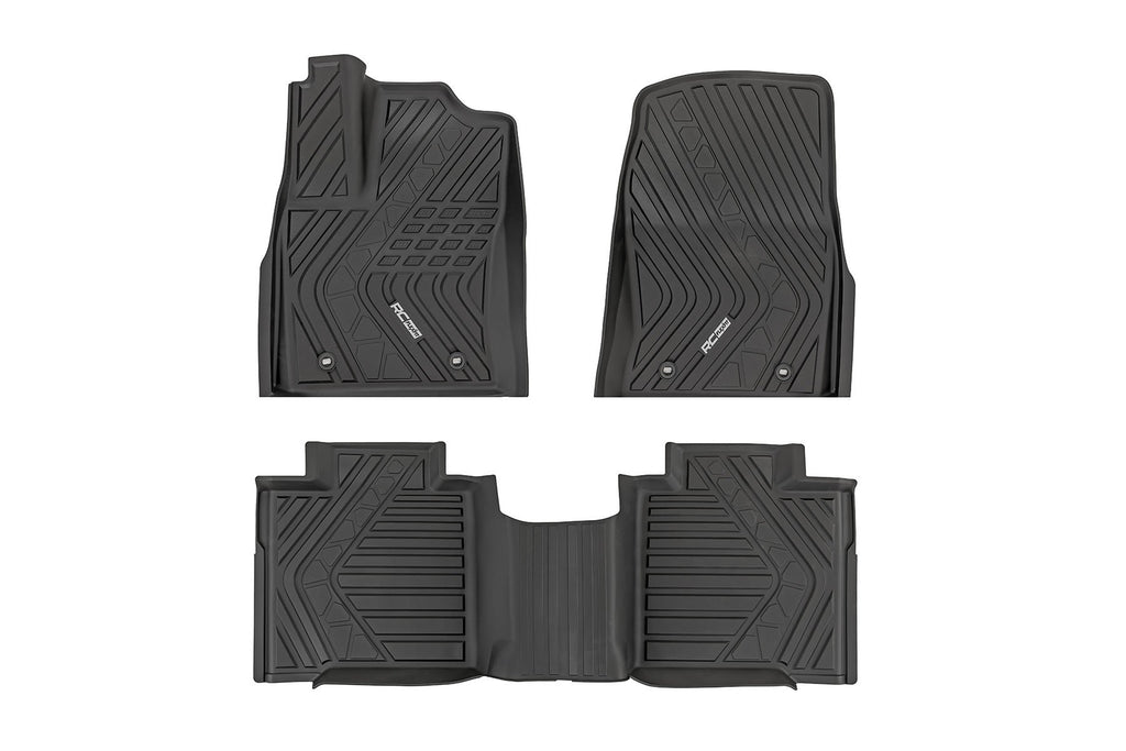 Flex-Fit Floor Mats | FR & RR | CrewMax | Toyota Tundra 2WD/4WD (2022-2025) | FF-71780
