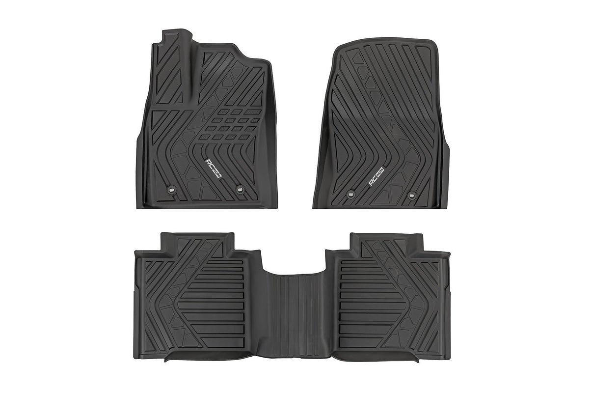 Flex-Fit Floor Mats | FR & RR | CrewMax | Toyota Tundra 2WD/4WD (2022-2025) | FF-71780