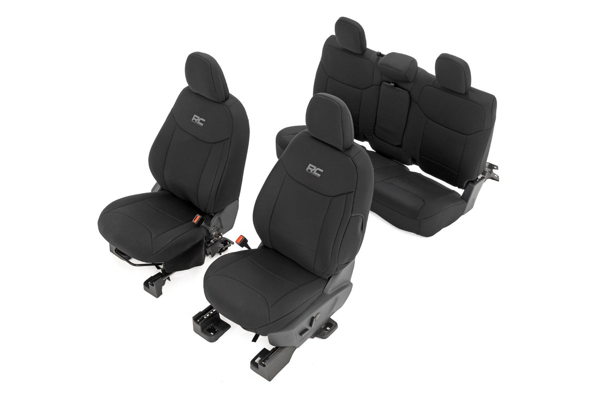 Seat Covers | FR & RR W/Armrest | Crew Cab | Ford Maverick 2WD/4WD (22-25) | 91065