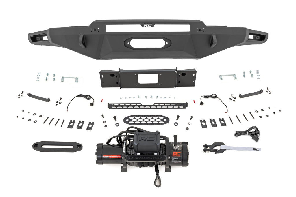 Rough Country | Hybrid Front Bumper | 12000S | Toyota Tundra 2WD/4WD (2022-2026) | 72006