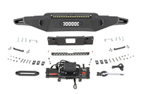Rough Country | Hybrid Front Bumper | 12000S | Blk LED w/ White DRL | Toyota Tundra (22-26) | 72008