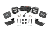 Rough Country | LED Light Kit | Front Mount | 2" Black Pair | Segway 570 F | 93217