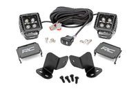 Rough Country | LED Light Kit | Rear Mount | 2" Black Pair | Amber DRL | Segway 570 F | 93214