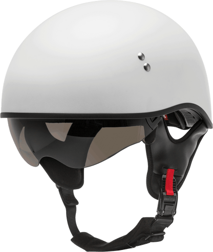 Hh 65 Half Helmet Naked Matte White Xs