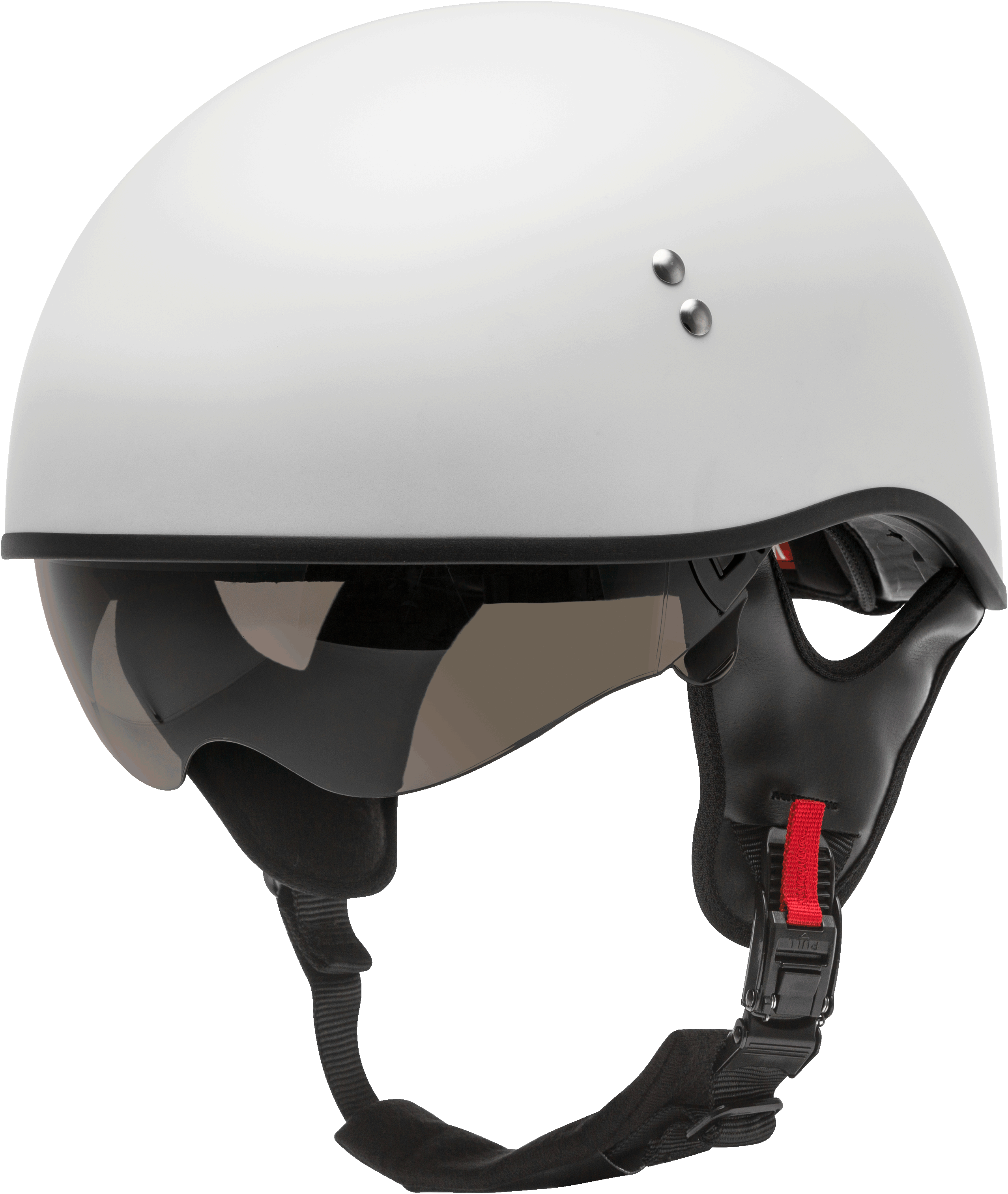 Hh 65 Half Helmet Naked Matte White Sm