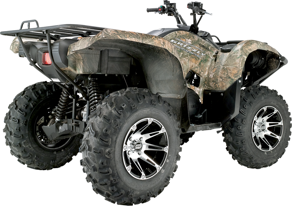 MOOSE UTILITY Wheel - 387X - Front - Machined Black - 12x7 - 4/156