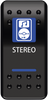MOOSE UTILITY Rocker Switch - Stereo STR-PWR