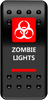 MOOSE UTILITY Rocker Switch - Zombie Lights - Red ZMB-PWR-R