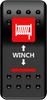 MOOSE UTILITY Rocker Switch -Winch - Red WN-I-O-R