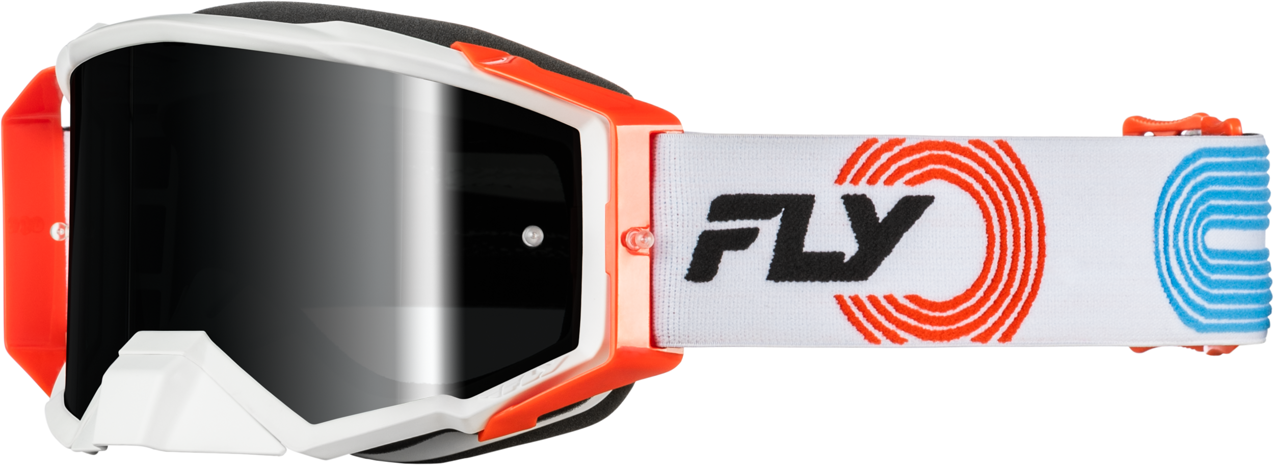 Zone Elite Goggle Grey/Red/Blu W/ Black Mirror/Smoke Lens