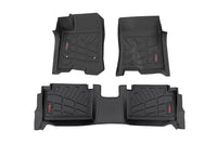 Rough Country | Sure-Fit Floor Mats | Front & Rear | Chevy/GMC Canyon/Colorado 2WD/4WD (23-26) | SM21313