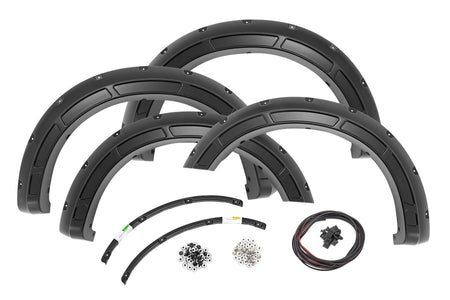 Rough Country | Defender Fender Flares | Ford F-250/F-350 Super Duty 2WD/4WD (2023-2026) | A-F20231