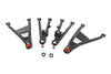 Rough Country | Aluminum Control Arms | High Clearance w/ 2" Forward Offset | Honda Pioneer 1000-6 | 92093BLK