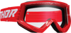 THOR Combat Goggle - Racer - Red/White - Clear Lens 2601-2709