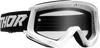 THOR Combat Goggle - Racer - White/Black - Clear Lens 2601-2702