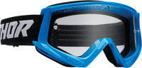 THOR Combat Goggle - Racer - Blue/Black - Clear Lens 2601-2703