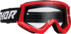 THOR Combat Goggle - Racer - Red/Black - Clear Lens 2601-2704