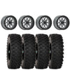 Valor Offroad V07 Satin Graphite Beadlock Wheels on System 3 ATX470 Tires – UTV Wheel & Tire Kit 4/137