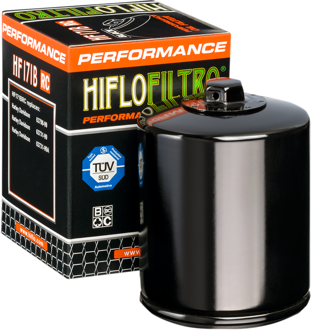 HIFLOFILTRO Performance Oil Filter - Black HF170BRC