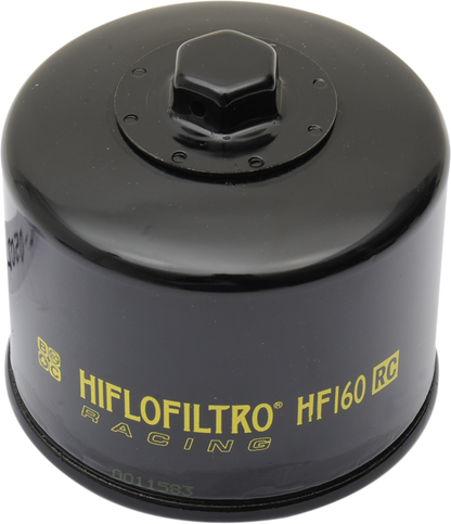 HIFLOFILTRO Racing Oil Filter - Black HF160RC