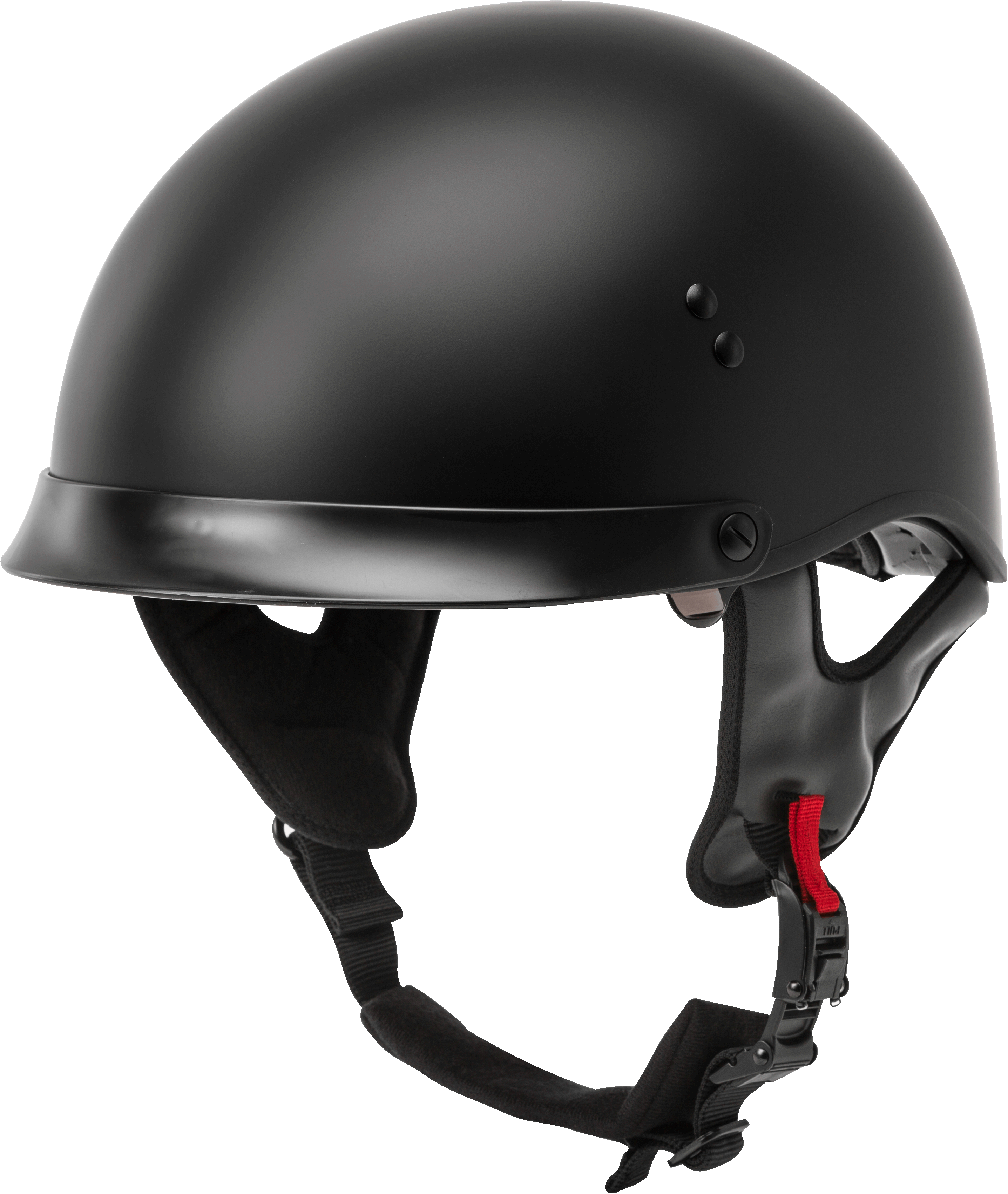 Hh 65 Half Helmet Full Dressed Matte Black Md