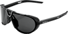 100% Westcraft Sunglasses - Matte Black - Smoke 61046-102-01