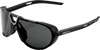 100% Westcraft Sunglasses - Matte Black - Smoke 61046-102-01