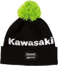 D'COR VISUALS Kawasaki Stripe Beanie - Black 70-134-1