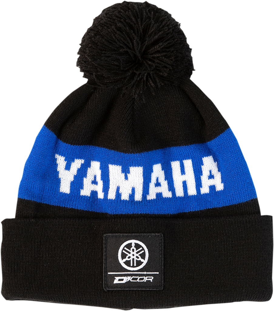 D'COR VISUALS Yamaha Stripe Beanie - Black/Blue 70-132-1
